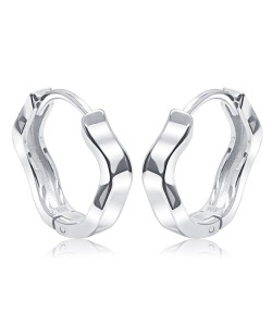 Silver Hoop Earring HO-2623